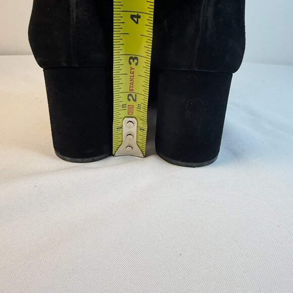 J.Crew Sadie Boots Womens Size 6.5M Black Suede Over-the-knee Heeled Western - Picture 14 of 15